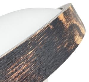 Brilagi - Stropní svítidlo CARVALHO SLIM SMOKEY 1xE27/60W/230V dub pr. 27,5 cm