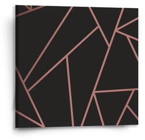 Sablio Obraz Růžové obrazce - 50x50 cm