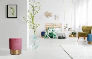 TABURET, dřevo, textil, kompozitní dřevo, 35/42 cm - Taburety, Online Only