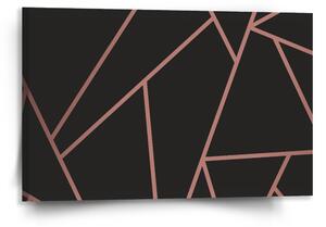 Sablio Obraz Růžové obrazce - 120x80 cm