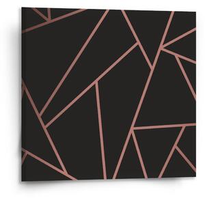 Sablio Obraz Růžové obrazce - 110x110 cm