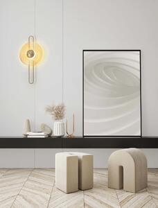 LED zlato-amber nástěnné svítidlo Nous 9W