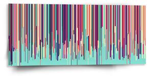 Sablio Obraz Stékající barva - 110x50 cm