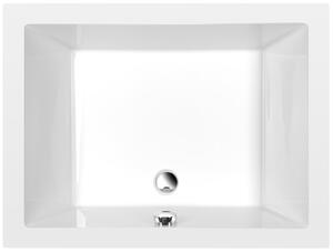 Polysan, DEEP hluboká sprchová vanička obdélník 100x75x26cm, bílá, 72879