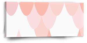 Sablio Obraz Růžové obloučky - 110x50 cm