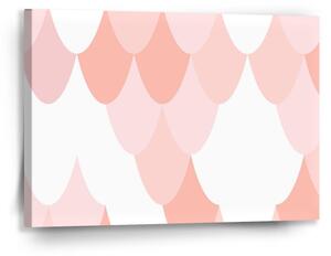 Sablio Obraz Růžové obloučky - 90x60 cm