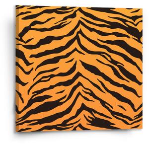 Sablio Obraz Tygří vzor - 110x110 cm