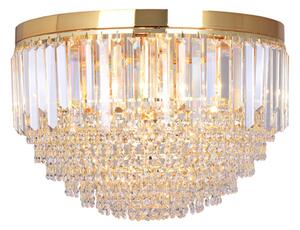 Zlaté stropní glamour svítidlo CHARLOTTE 50 cm