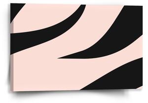 Sablio Obraz Růžový vzor zebry - 60x40 cm