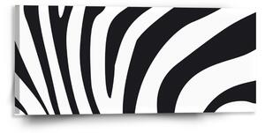 Sablio Obraz Vzor zebry - 110x50 cm