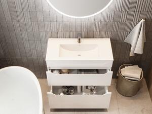 Kingsbath Neo White 80 koupelnová skříňka s umyvadlem