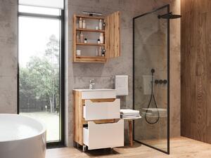 Kingsbath Neo Wotan Oak 50 koupelnová skříňka s umyvadlem