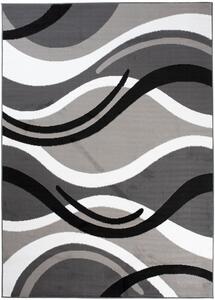 Makro Abra Moderní kusový koberec CHEAP T966A tmavě šedý Rozměr: 80x150 cm