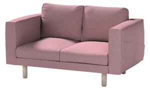 Potah na pohovku IKEA Norsborg 2-místná barva růžová látka pletený vzor