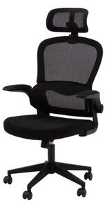 Černá kancelářská židle KZANO