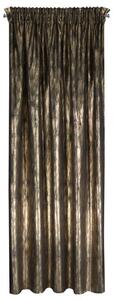 Závěs EMILA 2 černá/zlatá, 140x270 cm