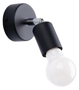 Sollux SL.1120 - Nástěnné bodové svítidlo FORNES 1xE27/60W/230V černá