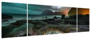 Obraz - Noční scéna (170x50 cm)