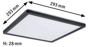 Paulmann 79921 - LED/16W Stmívatelný panel ATRIA 230V 3000K 29,3x29,3 cm černá