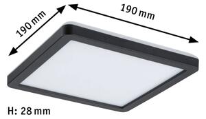 Paulmann 79920 - LED/11,2W Stmívatelný panel ATRIA 230V 3000K 19x19 cm černá