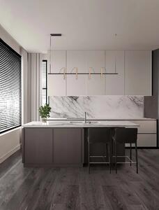 LED stmívatelné champaign zlato-černé moderní svítidlo Elli