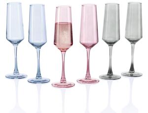 ERNESTO® Sada sklenic na víno / vodu, 6dílná (sklenice na sekt) (100370972003)