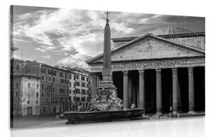 Obraz římská bazilika v černobílém provedení - 90x60 cm