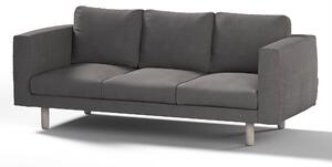 Potah na pohovku IKEA Norsborg 3-místná barva šedá látka pletený vzor
