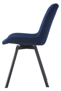 Modrá otočná židle JELKO