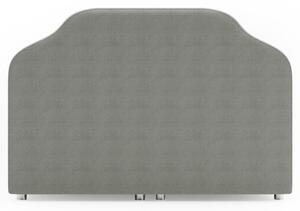 Postel s matrací LUELLA šedá, 140x200 cm