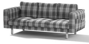 Potah na pohovku IKEA Norsborg 3-místná barva šedá látka pletený vzor, vzorované