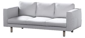 Potah na pohovku IKEA Norsborg 3-místná barva bílá látka pletený vzor