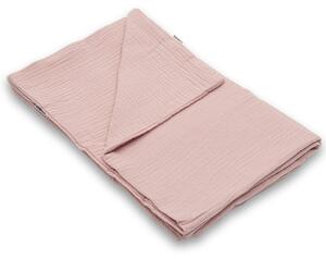 Dětská mušelínová deka New Baby 80x100 cm růžová