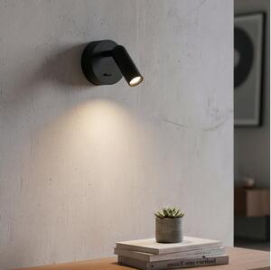 Ideal Lux - LED Nástěnné bodové svítidlo BEAN LED/3W/230V CRI 90 černá
