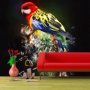 Sablio Tapeta Barevný papoušek - 125x75 cm