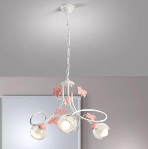 ONLI - Dětský lustr BUTTERFLY 3xE14/6W/230V