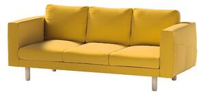 Potah na pohovku IKEA Norsborg 3-místná barva žlutá látka sametová
