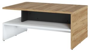 Konferenční stolek SAGE dub catania/bílá/černá