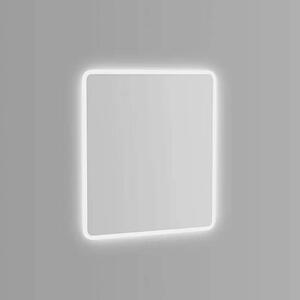 DSK Design LED světelné zrcadlo Silver Luna DSK / 80 x 60 cm / páčkový vypínač / stříbrná