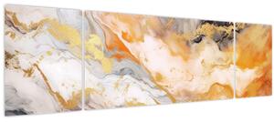 Obraz - Mramorované pozadí (170x50 cm)