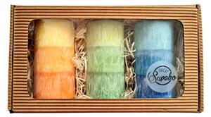 Supeko svíčky válečky 9 cm Mandarinka, lemongrass, wellness