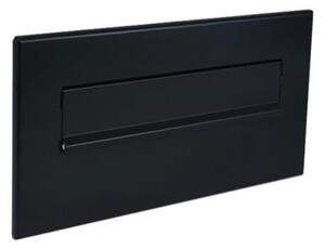 DOLS ČD-46 RAL9005 - čelní deska poštovní schránky k zazdění, bez jmenovky, černá