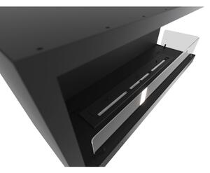 InFire - Rohový BIO krb 110x45 cm 3kW černá