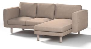 Potah na pohovku IKEA Norsborg 3-místná se šezlongem barva béžová látka pletený vzor