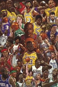 Plakát, Obraz - Basketball Superstars