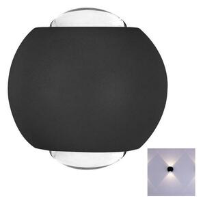 LED Venkovní nástěnné svítidlo LED/2W/230V 3000K IP54 černá