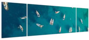 Obraz - Plachetnice (170x50 cm)