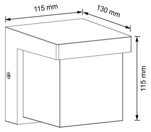 LED Venkovní nástěnné svítidlo MORGAN LED/10W/230V IP54