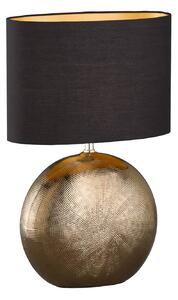 Stolní lampa Foro, bronz/černá, výška 53 cm