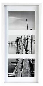 Dřevěný rám na obrazy Accent Aura / 3 / 23 x 50 cm / dřevo / bílá